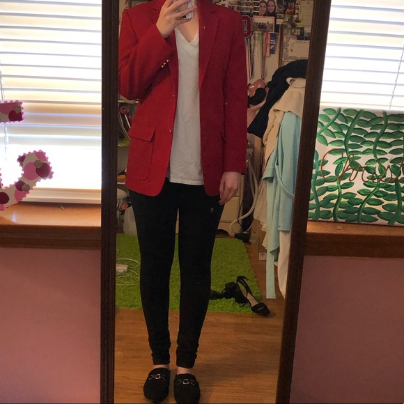 Formal Red Blazer - Picture 4 of 5